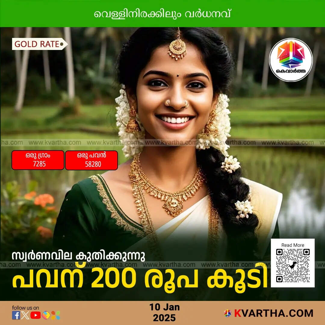 gold price january 10 kerala