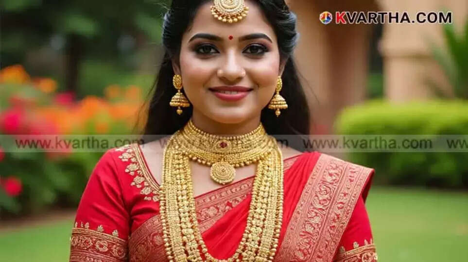 Bride Representing Kerala Gold Price July 16