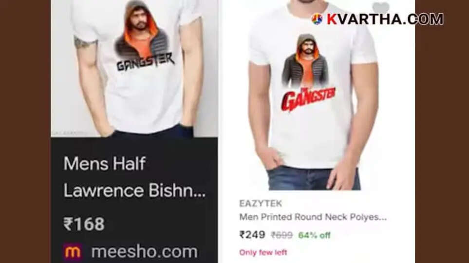 Lawrence Bishnoi T-Shirts Up For Sale On Flipkart, Meesho Cause Outrage: 'India's Online Radicalisation'