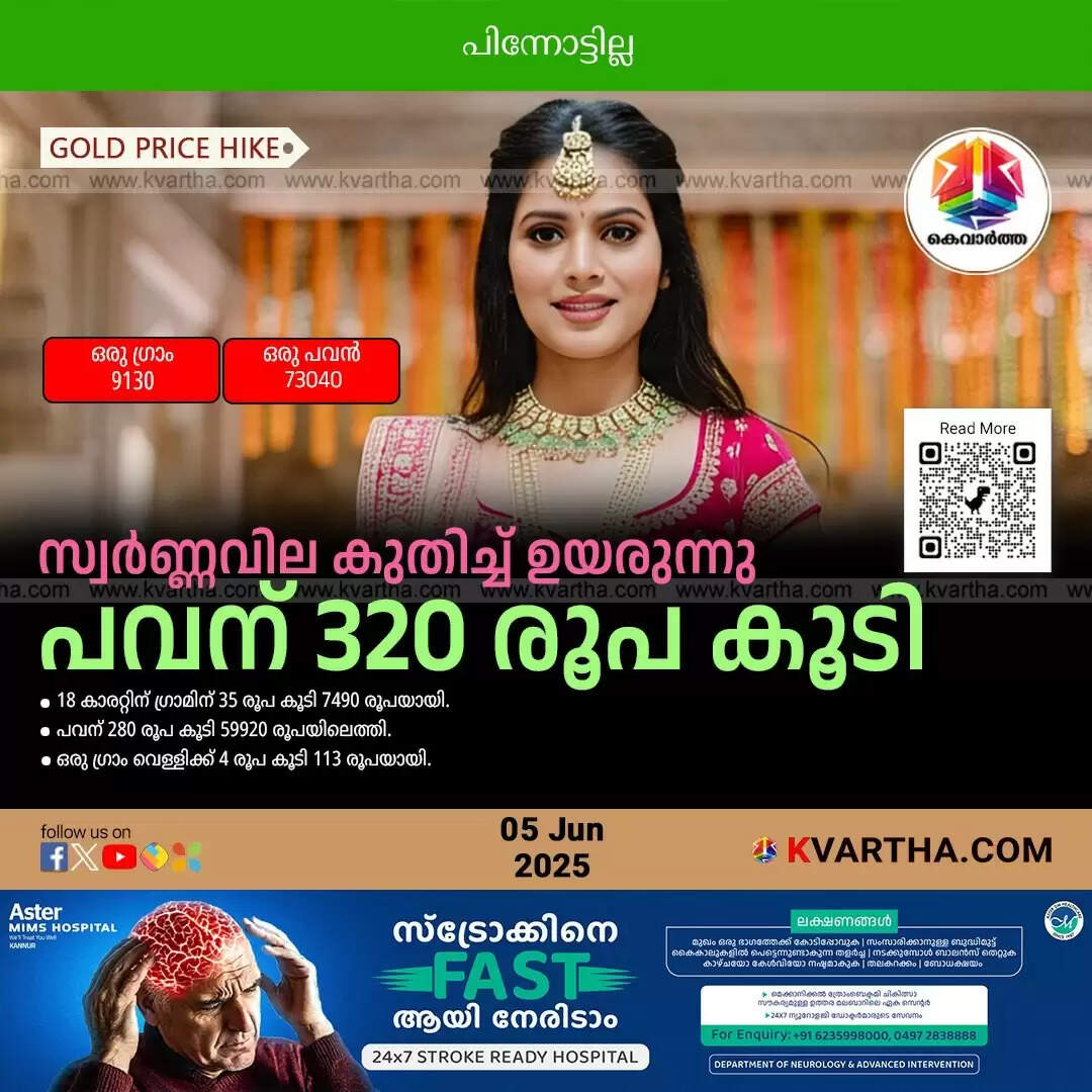 gold price kerala june 5 record high