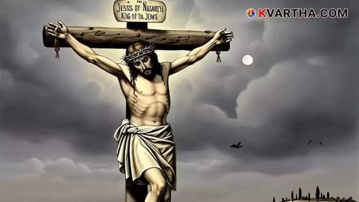 Symbolic image of the Cross on Calvary.
