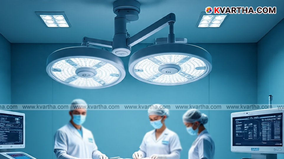 Exterior view of a private hospital in Kozhencherry.