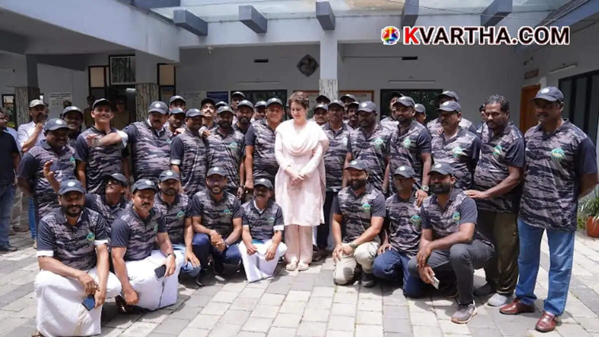 Priyanka Gandhi MP inaugurates platform shelter at Thuvur and hands over off-road vehicle to Nilambur RRT