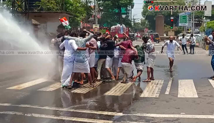 Clash in Youth Congress March Demanding Chief Minister's Resignation in Kannur