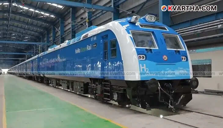 A sneak peek of India's first hydrogen-powered train shared by Railway Minister Ashwini Vaishnaw.