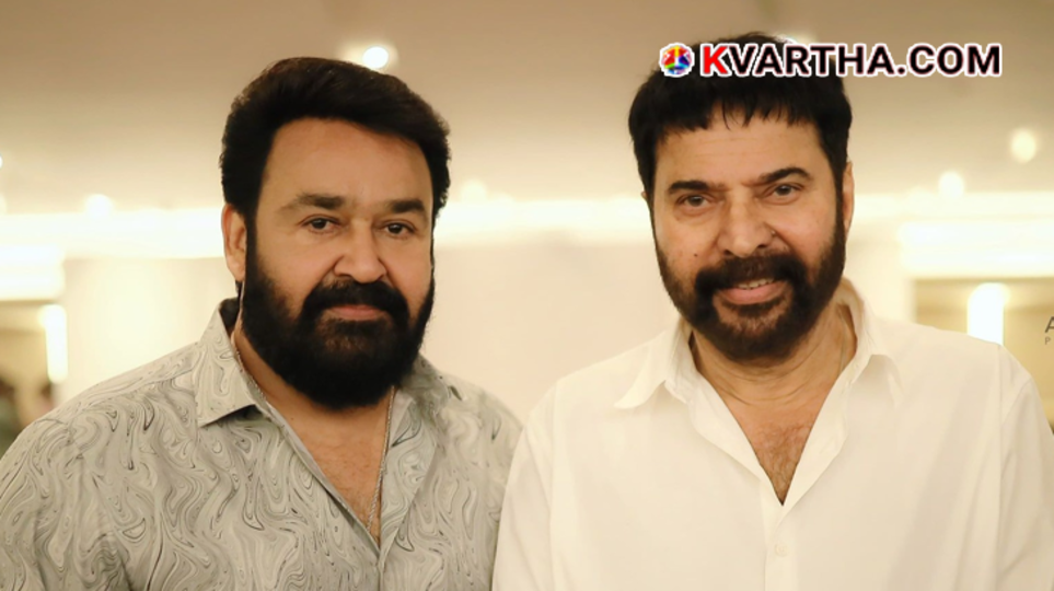 Cinema icons Mammootty and Mohanlal.