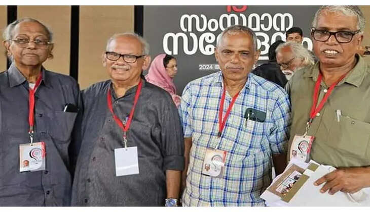 Shaji N Karun being elected as the new state president of the Progressive Arts and Literature Association.