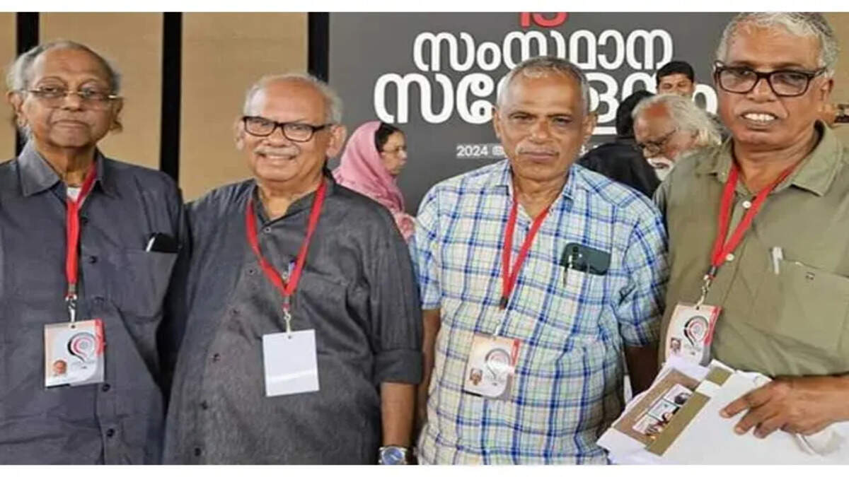 Shaji N Karun being elected as the new state president of the Progressive Arts and Literature Association.