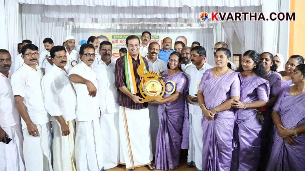 Conceptual image representing the civic reception of Minister Roji M John in Udayagiri