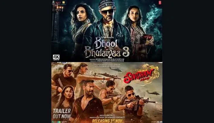 Bhool Bhulaiyaa 3 vs Singham Again