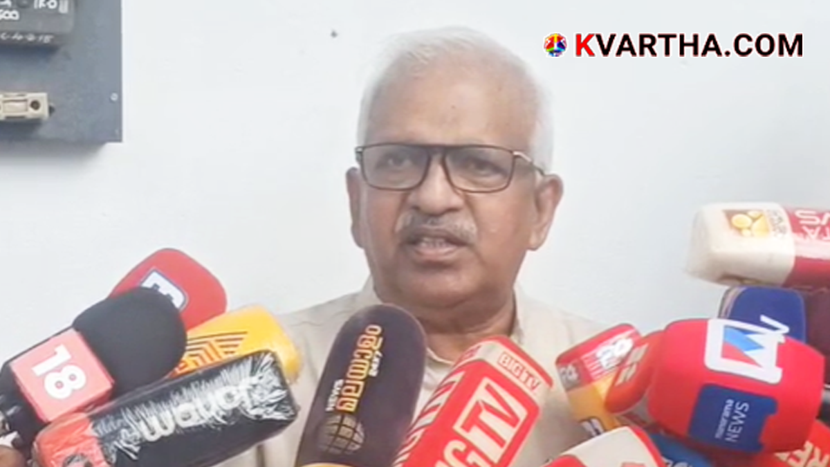  Image reflecting CPM leader P. Jayarajan and political press meet in Kannur