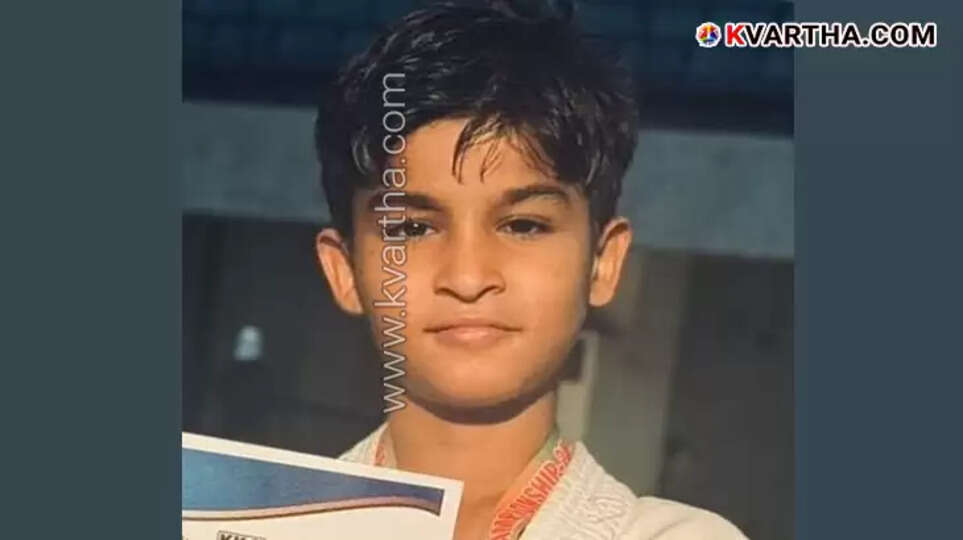 Firefighters and local residents searching Kakkaad river after the drowning incident.