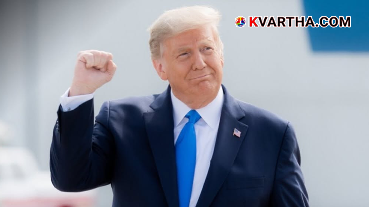  Conceptual image of Donald Trump and Golden Dome missile defense system