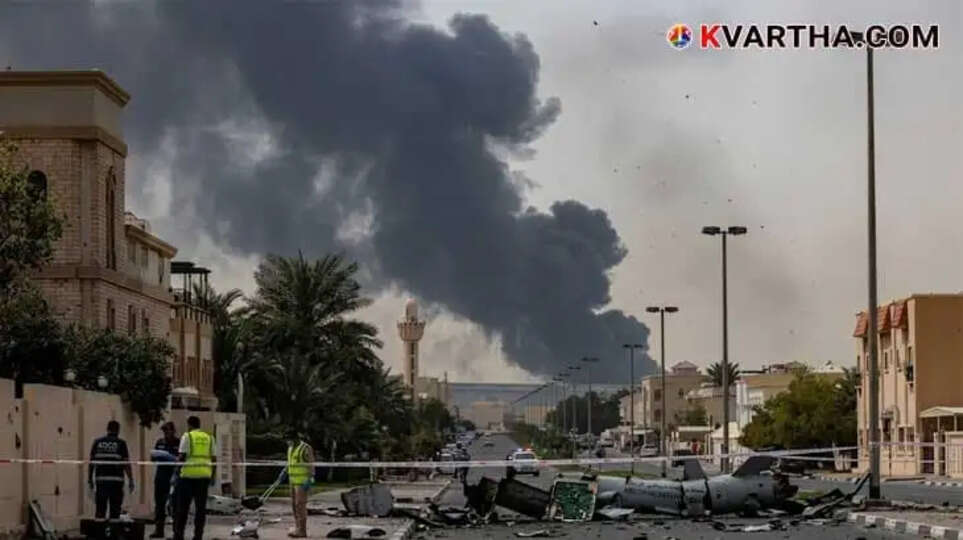 Image Representing  Five Indians injured as missile debris falls in Abu Dhabi