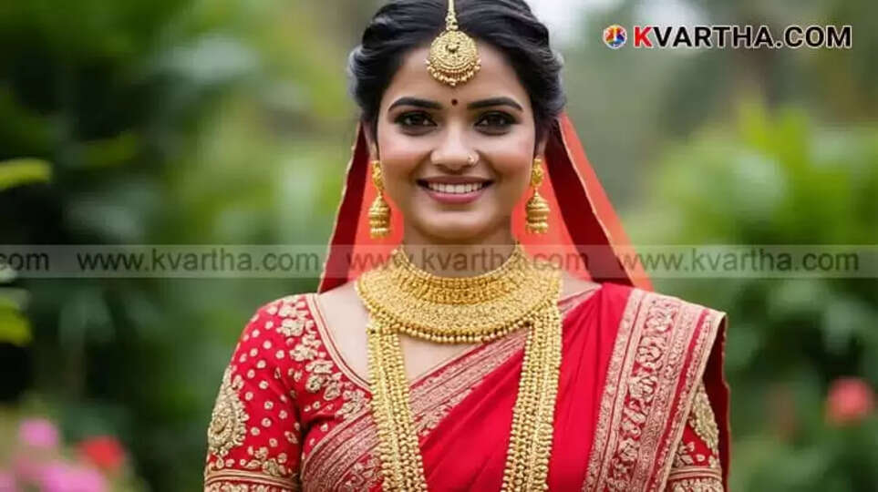 Bride Representing Kerala Gold Price July 09