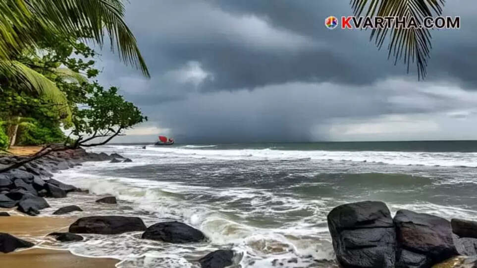 Image Representing Monsoon Intensifies in Kerala with Cyclone in Bay of Bengal