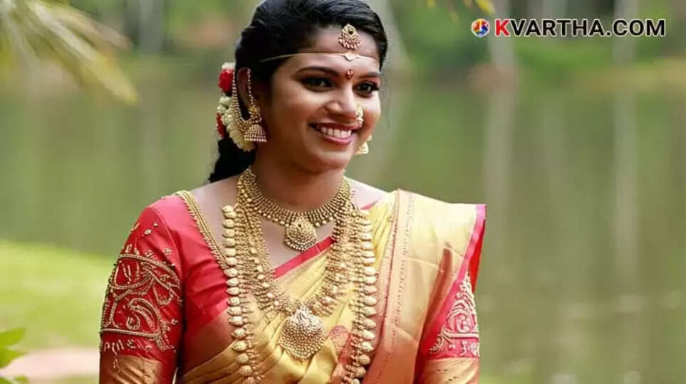 Bride Representing Drop in Gold Prices