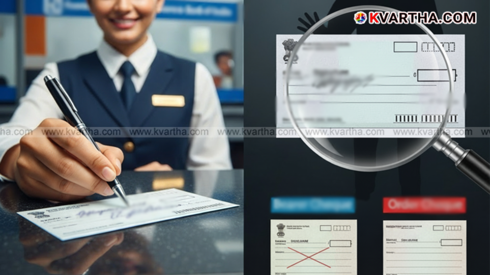 A person's hand signing a cheque.