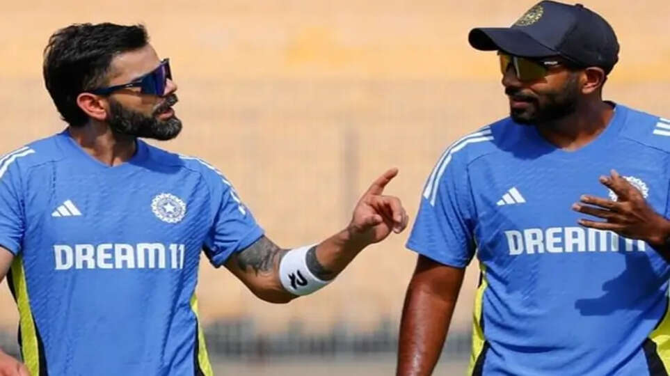 Virat Kohli and Jasprit Bumrah