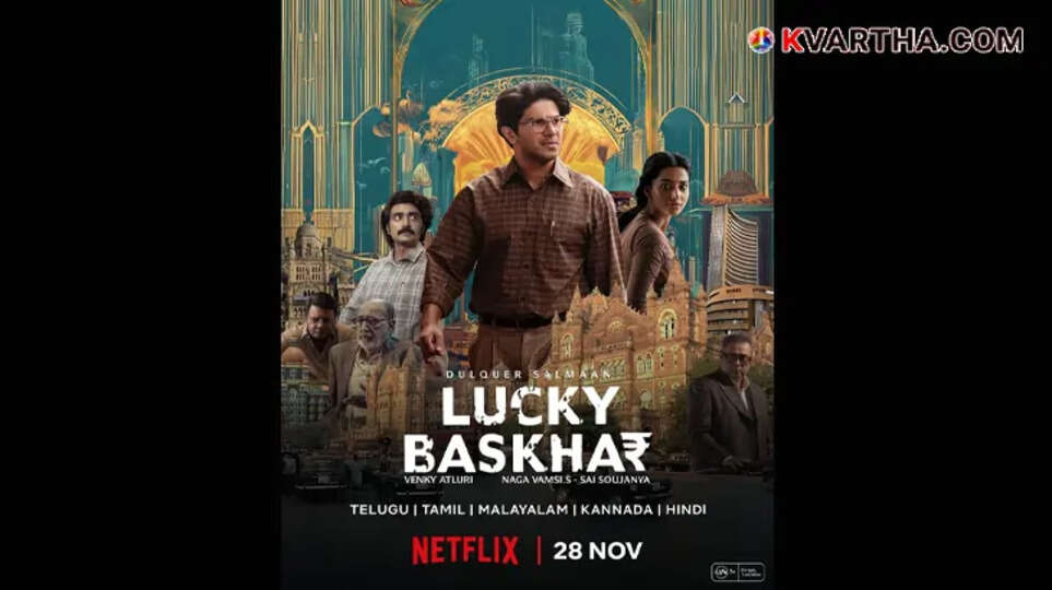 Dulquer Salmaan in Lucky Bhaskar