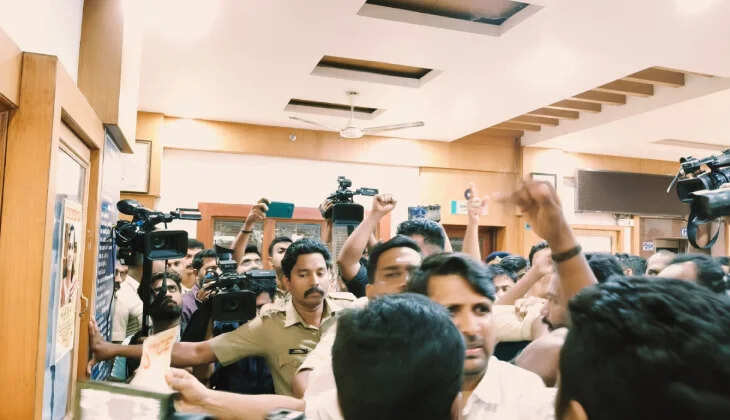 Youth Congress Protests with Lookout Notice for Arrest of P.P. Divya