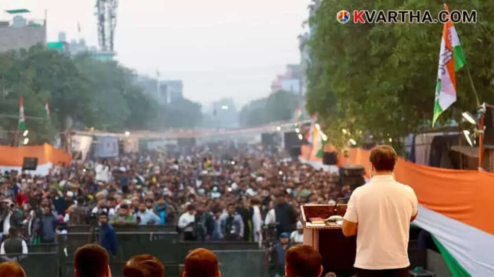 Rahul Gandhi leading the charge against Kejriwal in Delhi elections