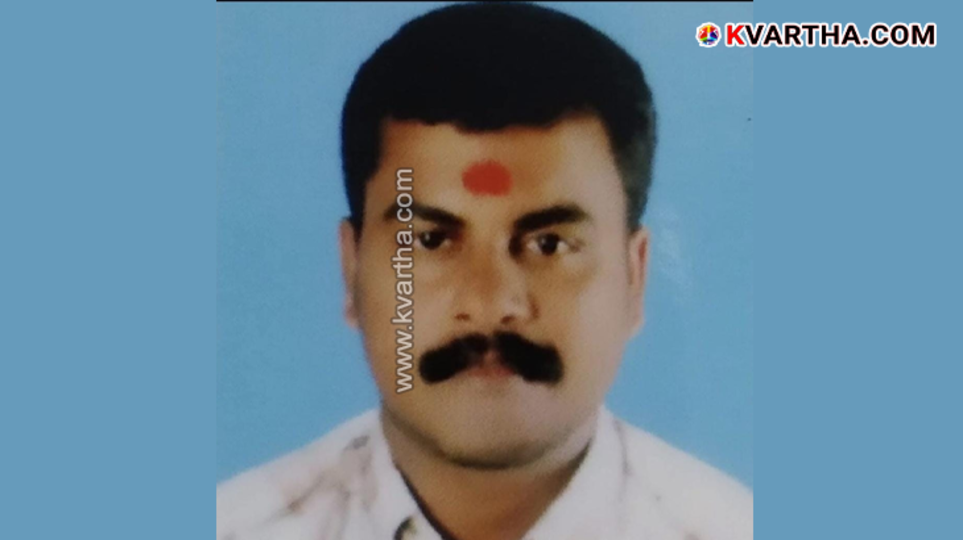 Photo of late N. Pradeepan who died in an auto-rickshaw accident in Kannur.