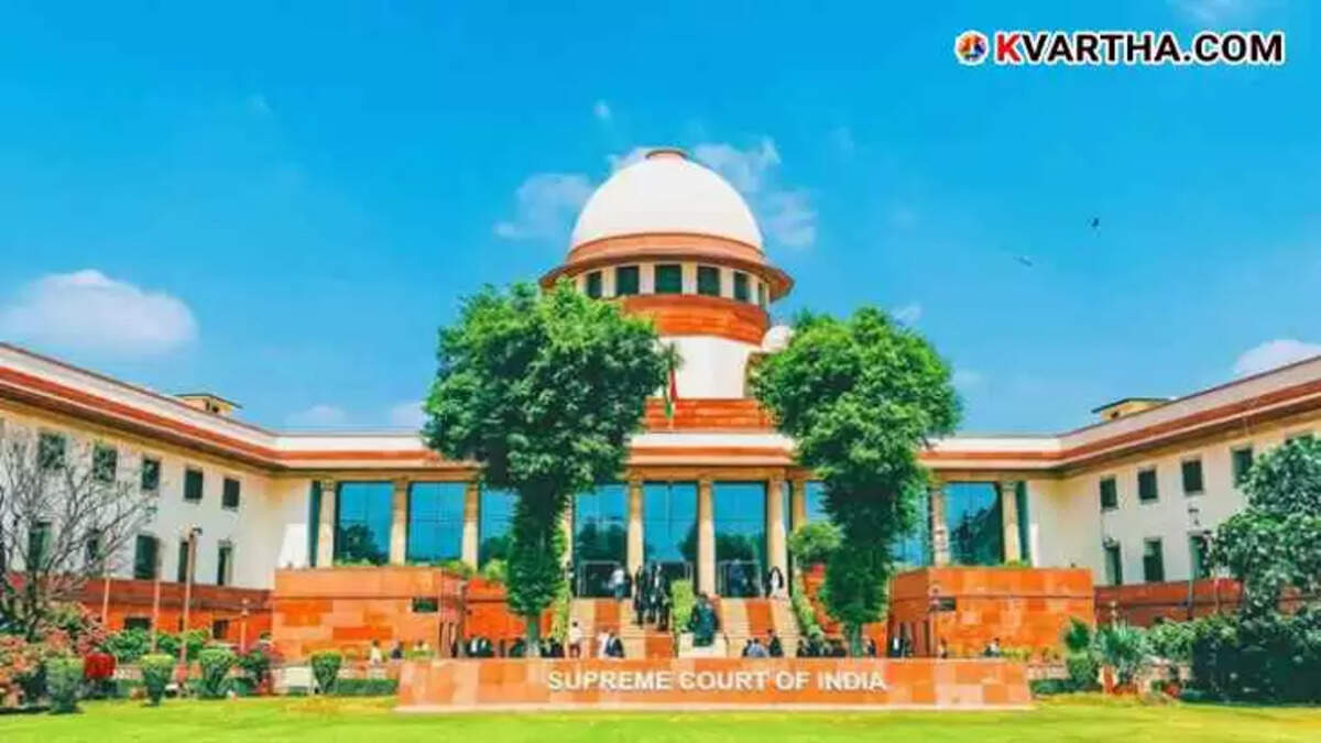 Supreme Court of India building during a hearing.