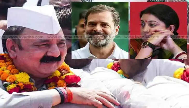 shocker for bjp as smriti irani loses in amethi