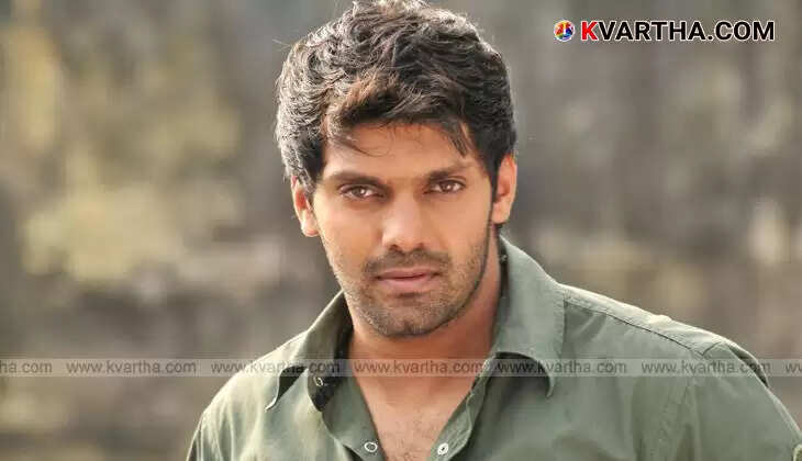 Portrait of Tamil actor Arya.