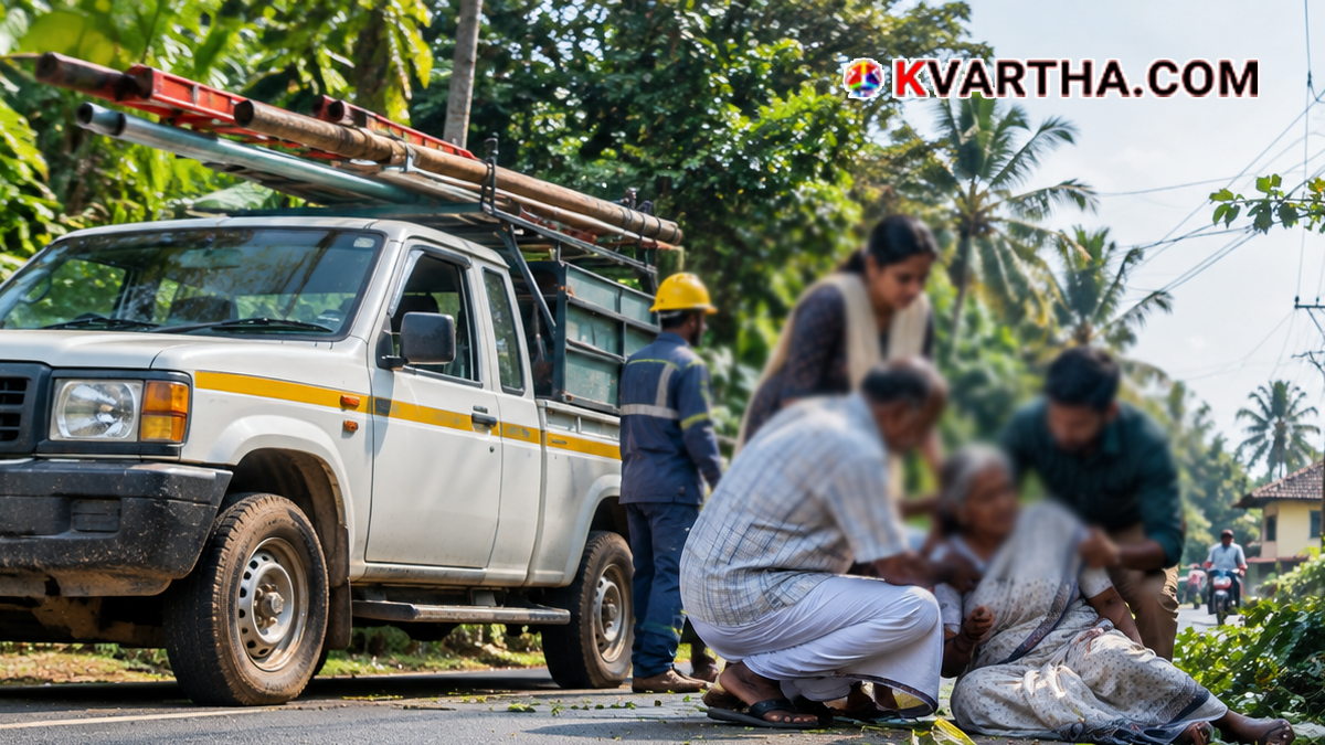 Representational image reflecting KSEB jeep pole accident