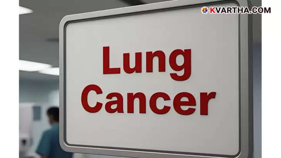Sign board Written Lung Cancer