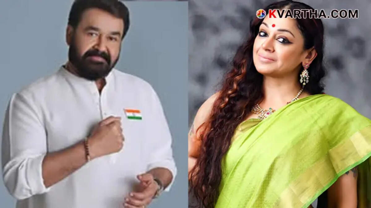 &nbsp;Mohanlal and Shobana in Thudarum movie promotion through Instagram