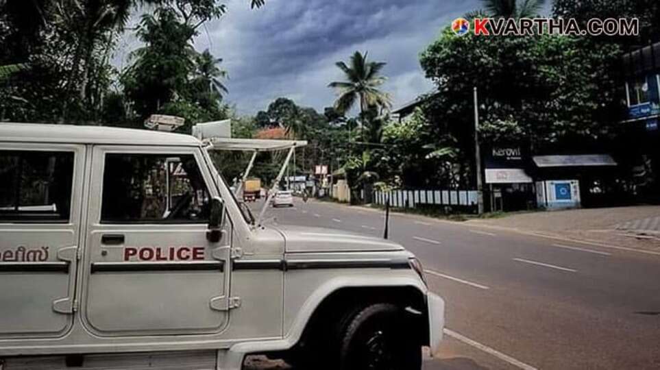 Image Representing Explosion on Road After School Bus Passes in Kozhikode