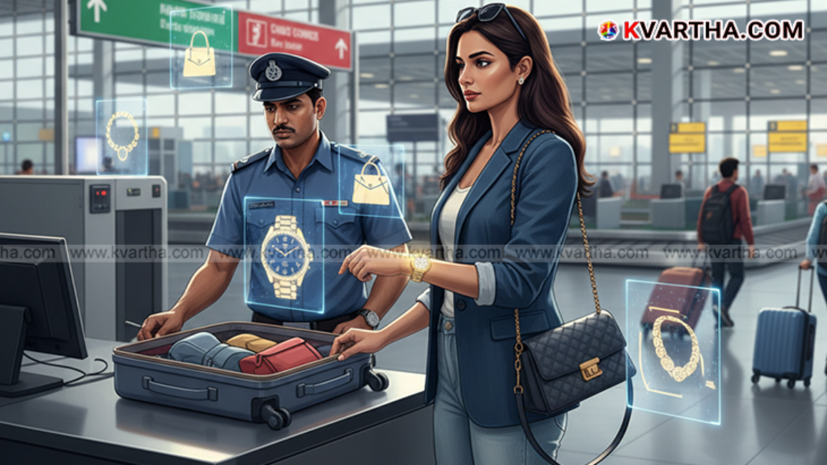 Rolex watch seized at airport customs