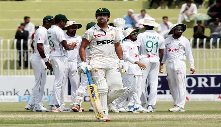 Bangladesh cricket team celebrating their historic win against Pakistan