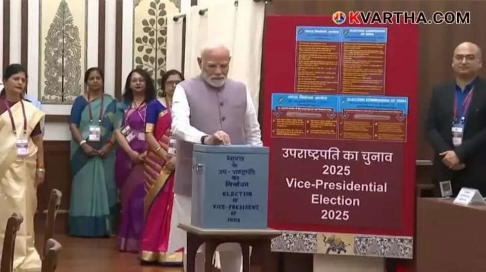 Vice Presidential Election Underway; PM Modi Casts Vote; INDIA Bloc's 'Conscious Vote' Appeal; BJP Calls it 'Shameless'