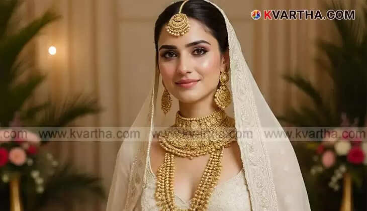 Bride Representing Kerala Gold Price August 12