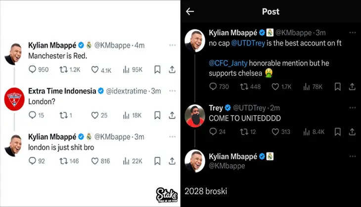 Kylian Mbappe's X account was hacked.
