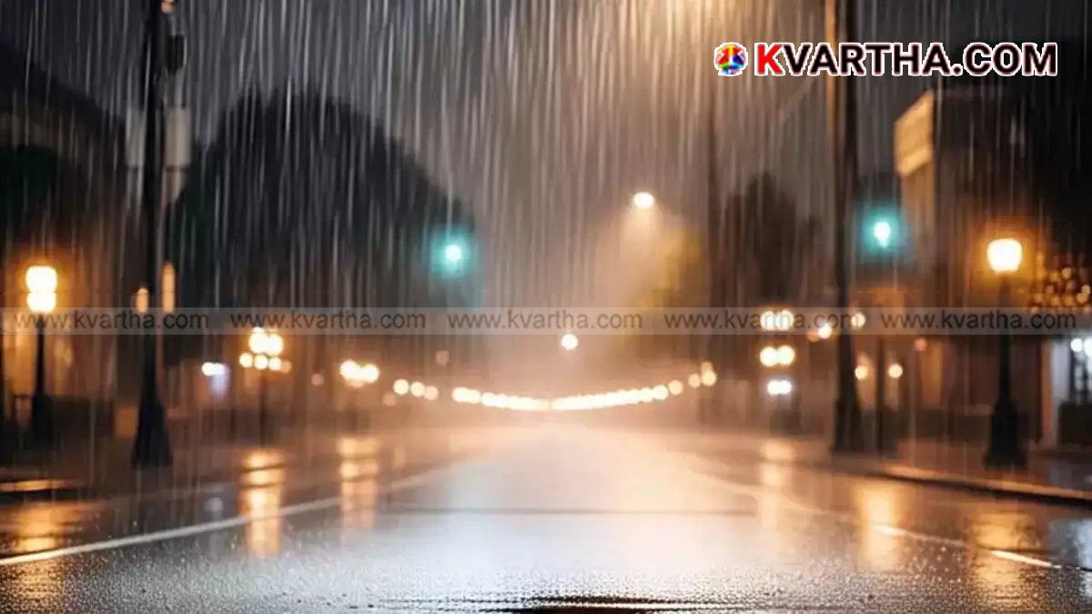  Representational image reflecting heavy rain and weather alert in Kerala