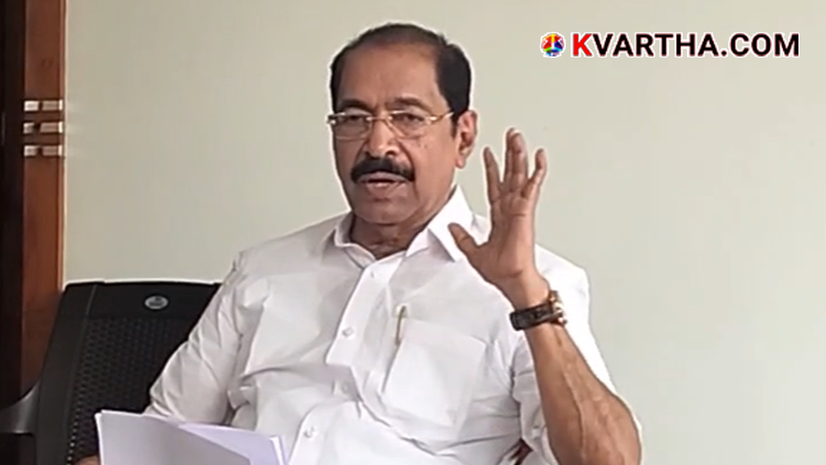Minister Sunny Joseph addressing the media at a press meet