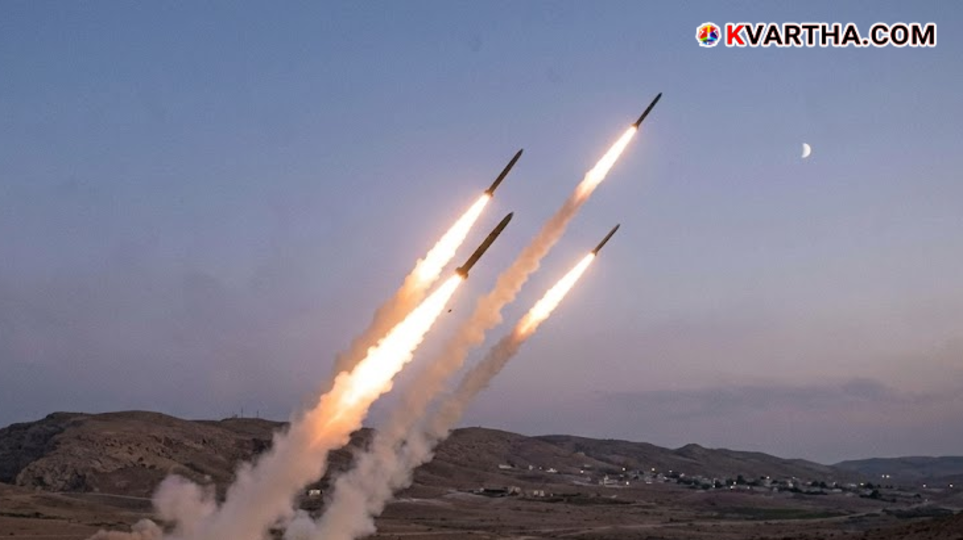 Footage shows Iran's missile barrage in the Middle East and damaged power plants in Kuwait.