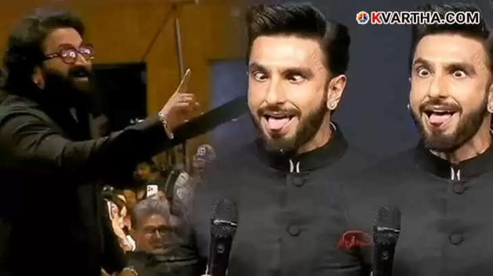 Ranveer Singh at IFFI stage.