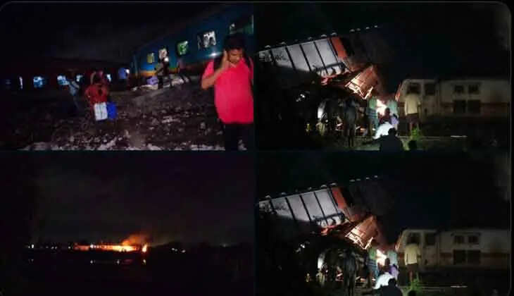 Train Collision in Tamil Nadu: 4 Coaches Derail, Fire Breaks Out