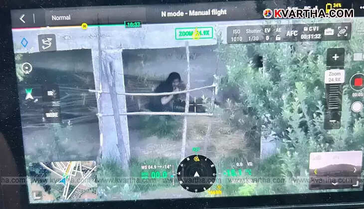 Security forces operation in Pulwama following drone surveillance