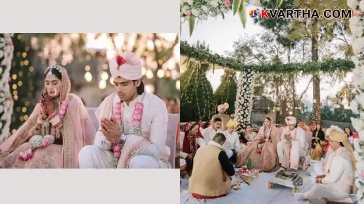 Double Olympic medallist Neeraj Chopra marries tennis player Himani Mor