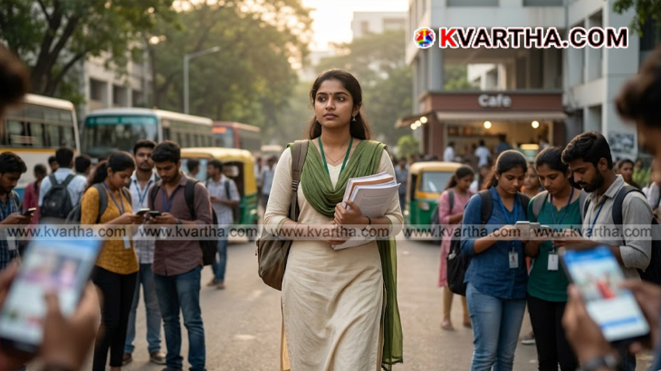 A determined young woman looking towards her future goals, representing empowerment and focus.