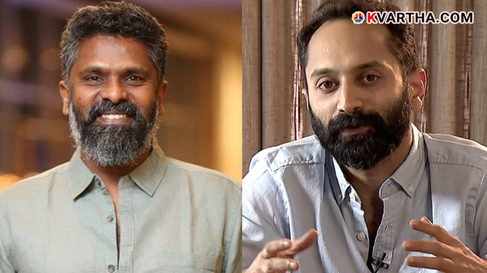 Director Premkumar and actor Fahadh Faasil during a film event.