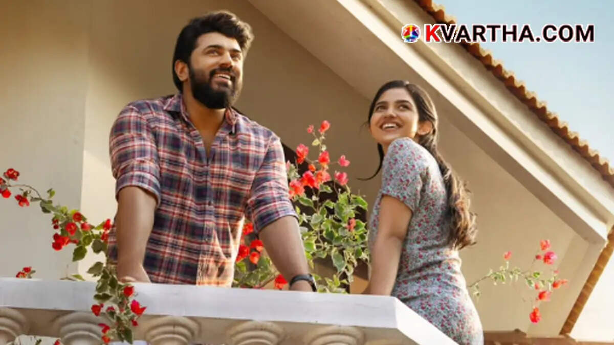  Movie poster design of Bethlehem Kudumba Unit featuring Nivin Pauly and Mamitha Baiju