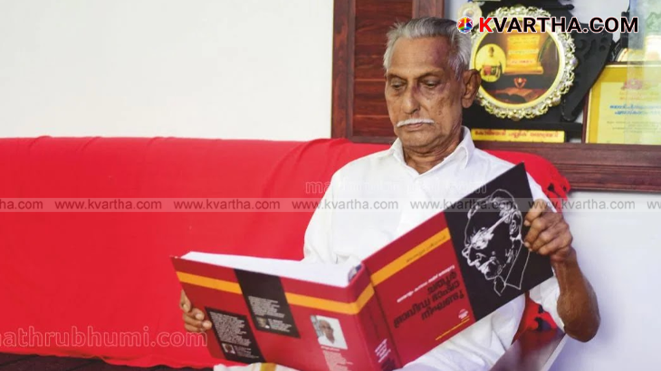 A file photo of Njattyela Sreedharan, the renowned Dravidian language lexicographer.